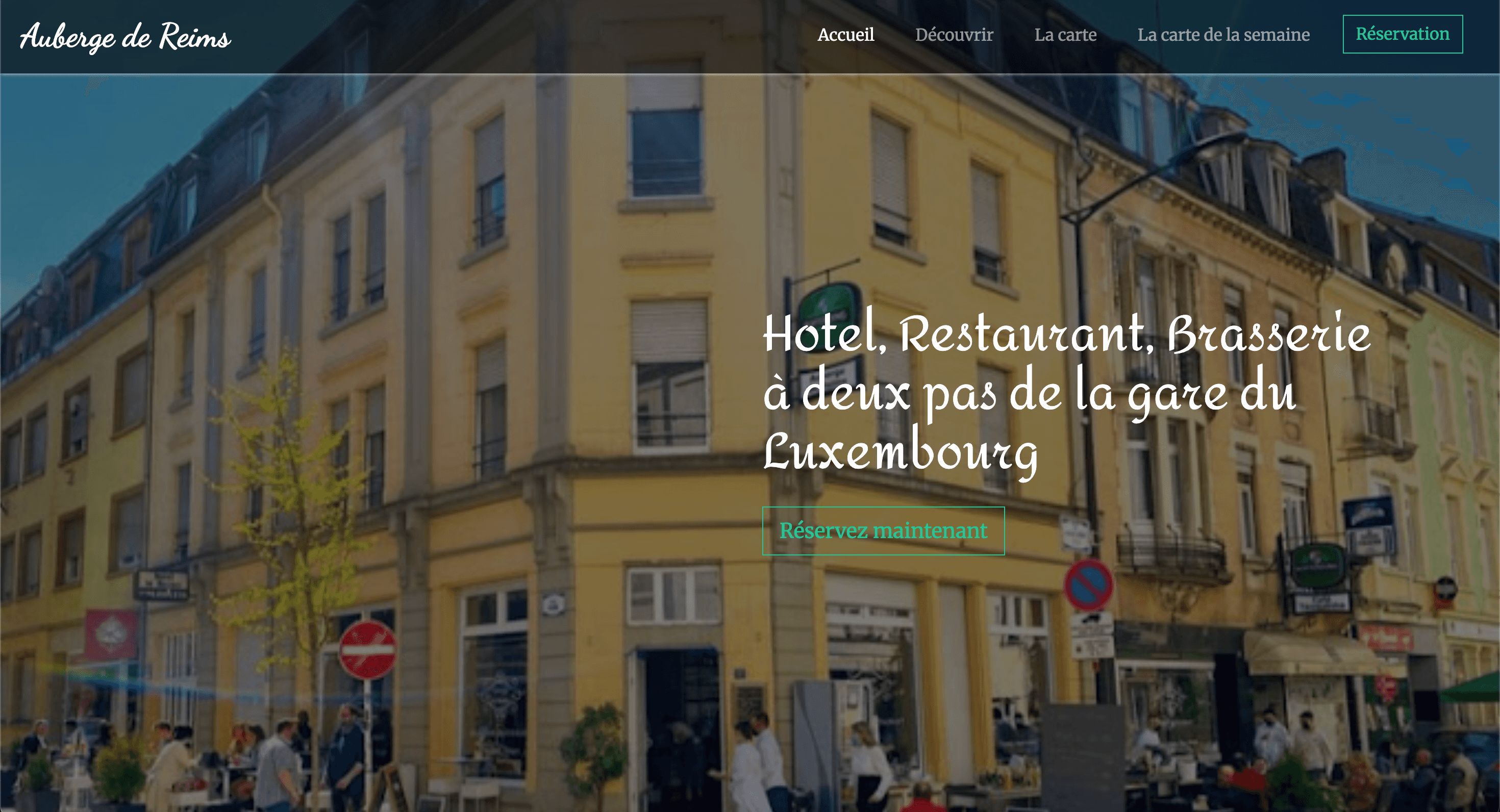 Auberge de Reims — Hôtel-restaurant — vue desktop