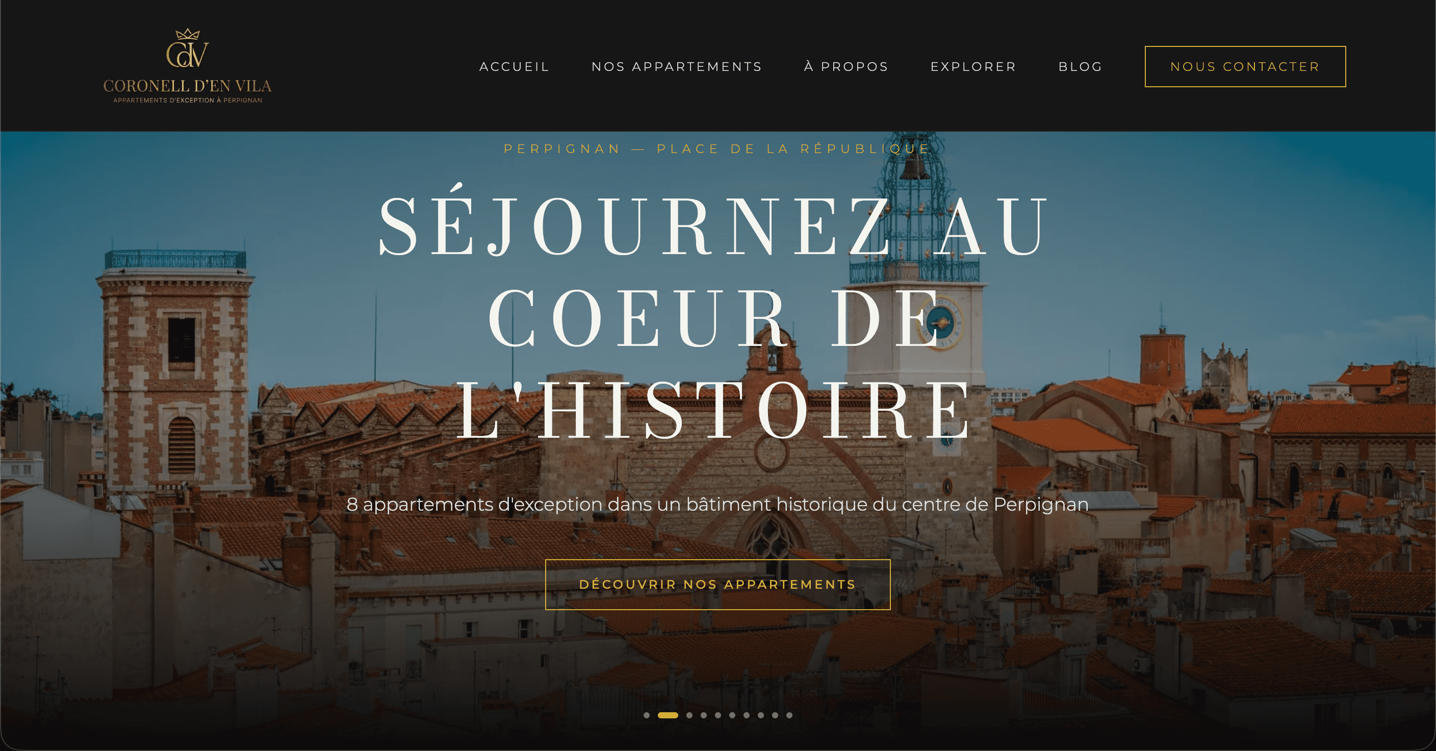 Coronell d'En Vila — Appartements de prestige — vue desktop